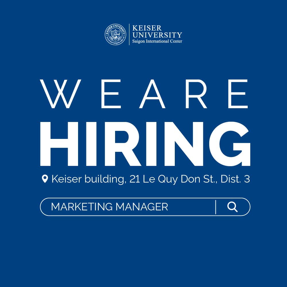 Tuyển dụng vị trí Marketing Manager